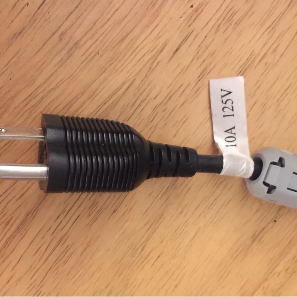 ISHENG 3-Prong Right Angle Power Cord